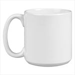 DX8169 20 Oz. White Super Size Ceramic Mug With Full Color Custom Imprint